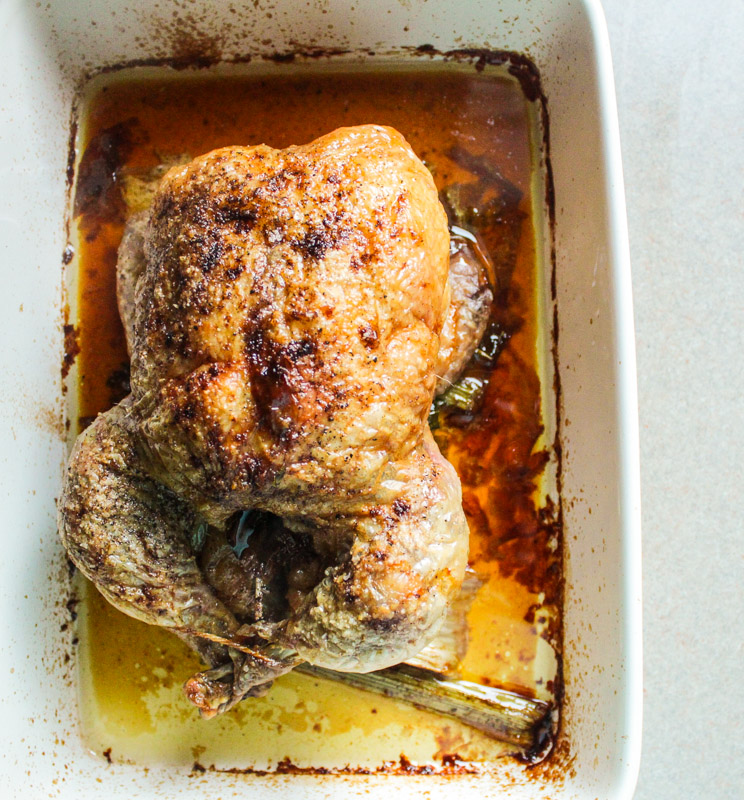 Low and Slow Roasted Chicken