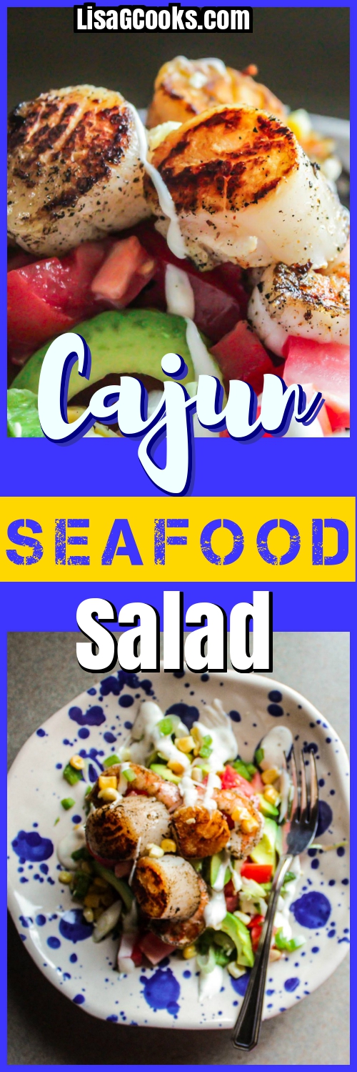 LisaGCooks.com Cajun Seafood Salad