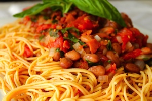 Pasta with Romano Beans I LisaGCooks.com