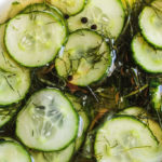 Danish Cucumber Salad I LisaGCooks.com
