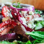 Greek-ish Salad I LisaGCooks.com