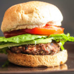 Grilled Herb Burger I LisaGCooks.com