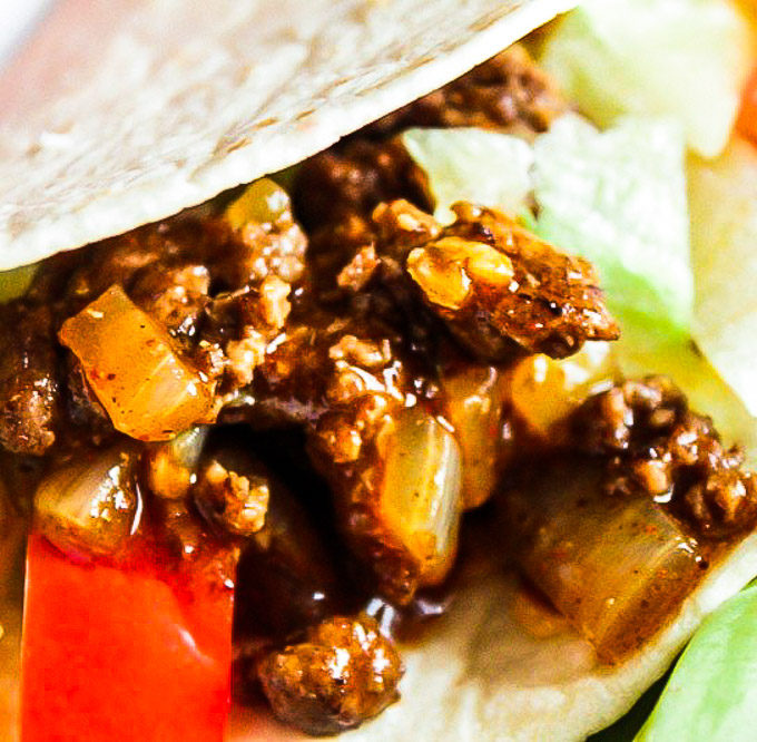 Healthy Beef Soft Tacos