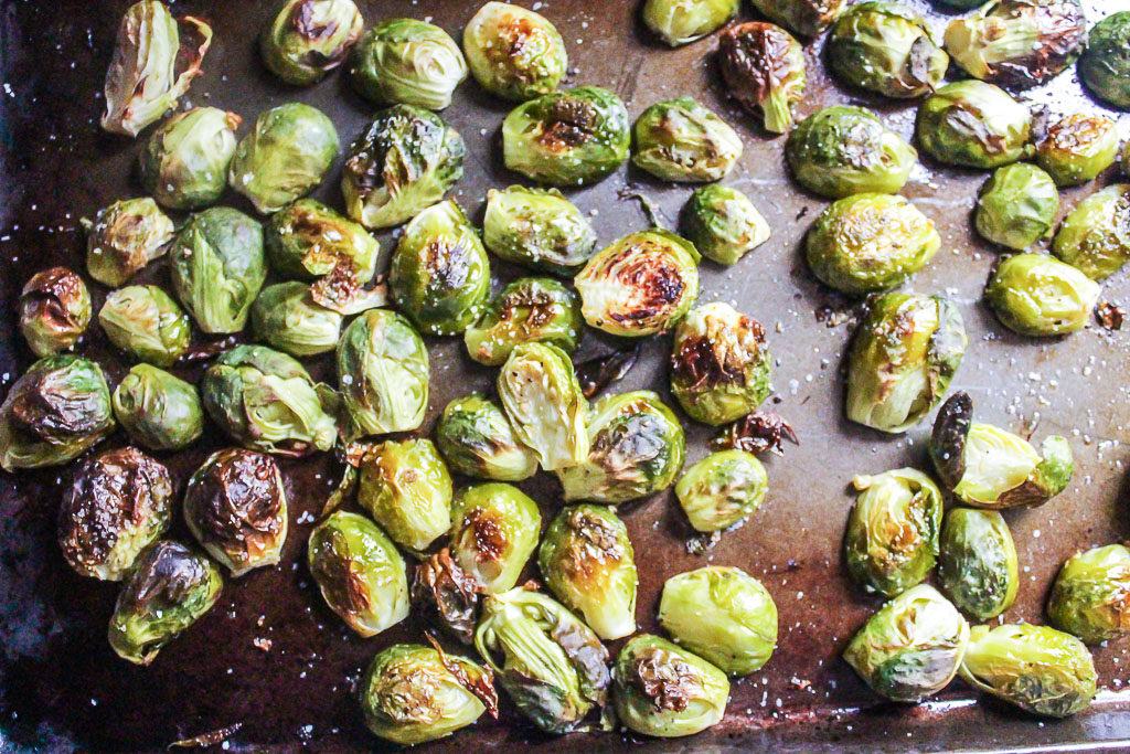 Roasted Brussels Sprouts I LisaGCooks.com