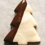 Chocolate-Dipped Shortbread Cookies I LisaGCooks.com