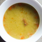 Healthy Split Pea Soup I LisaGCooks.com