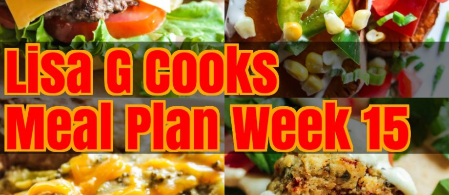 Meal Plan Week 15