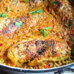 Baked Chicken and Rice LisaGCooks.com