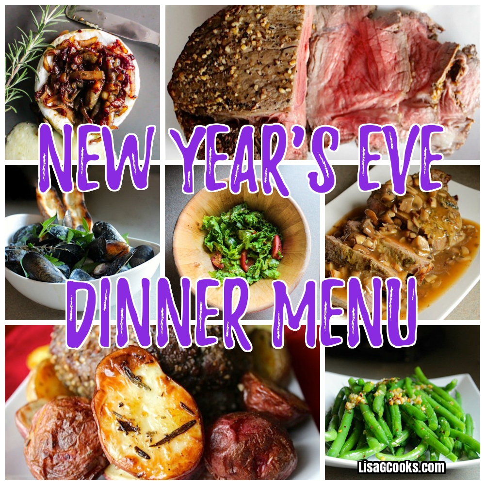 New Year's Eve Dinner Menu