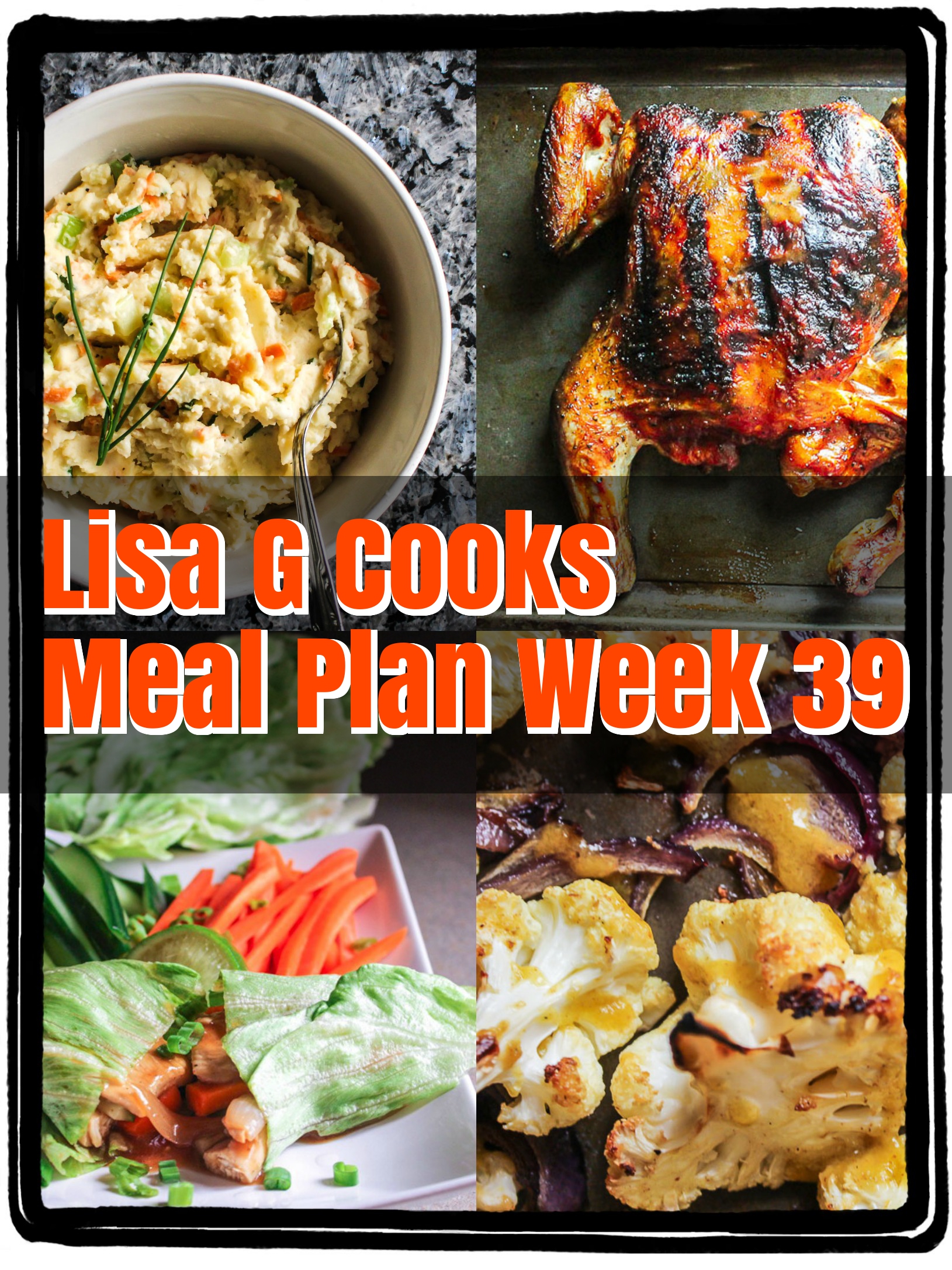 Healthy Weekly Meal Plan I LisaGCooks.com