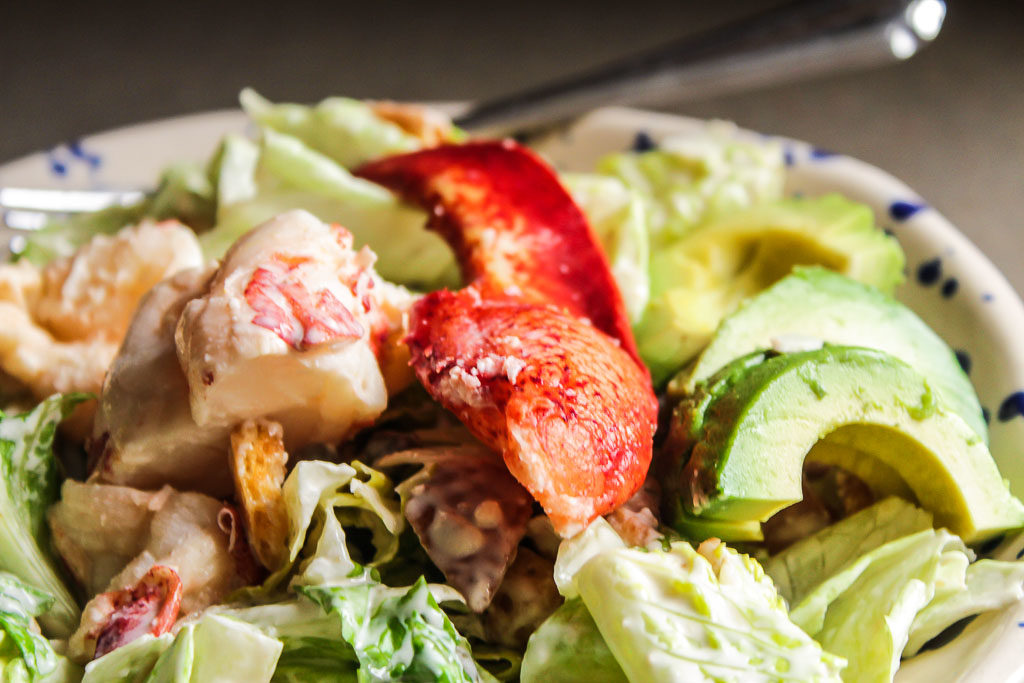 Lobster Caesar Salad I LisaGCooks.com