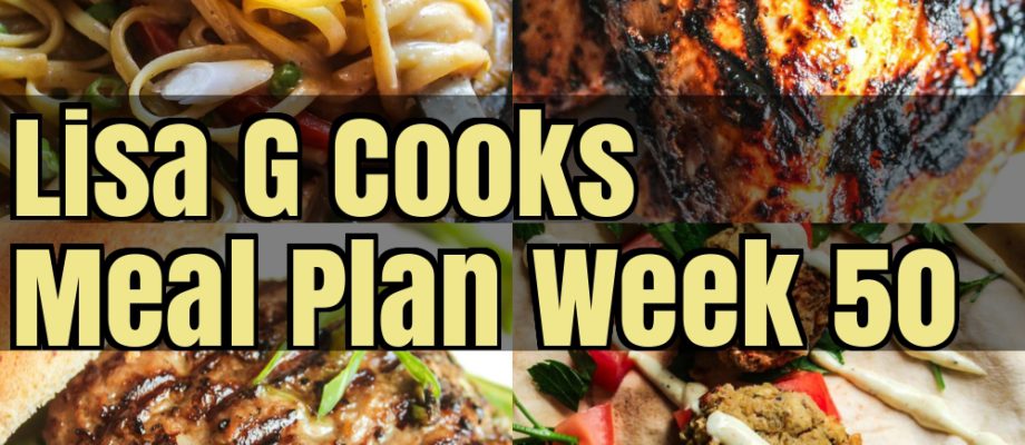 Meal Plan Week 50