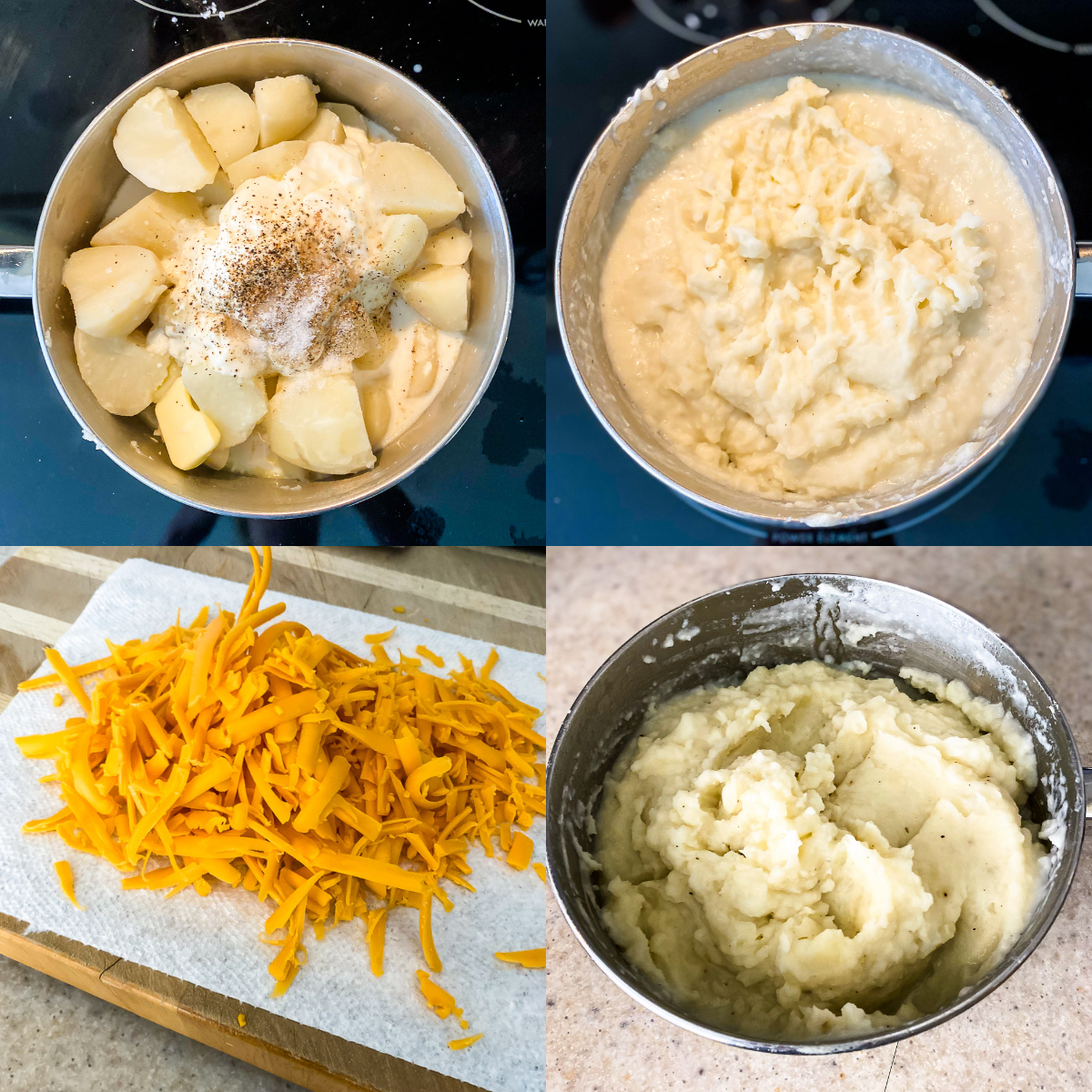 Cheesy Mashed Potato Casserole I LisaGCooks.com
