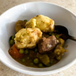 Old-Fashioned Beef Stew with Dumplings I LisaGCooks.com