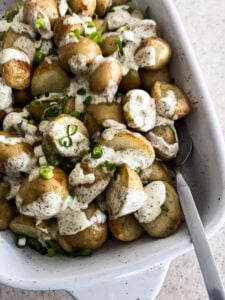Roasted Potato Salad I LisaGCooks.com